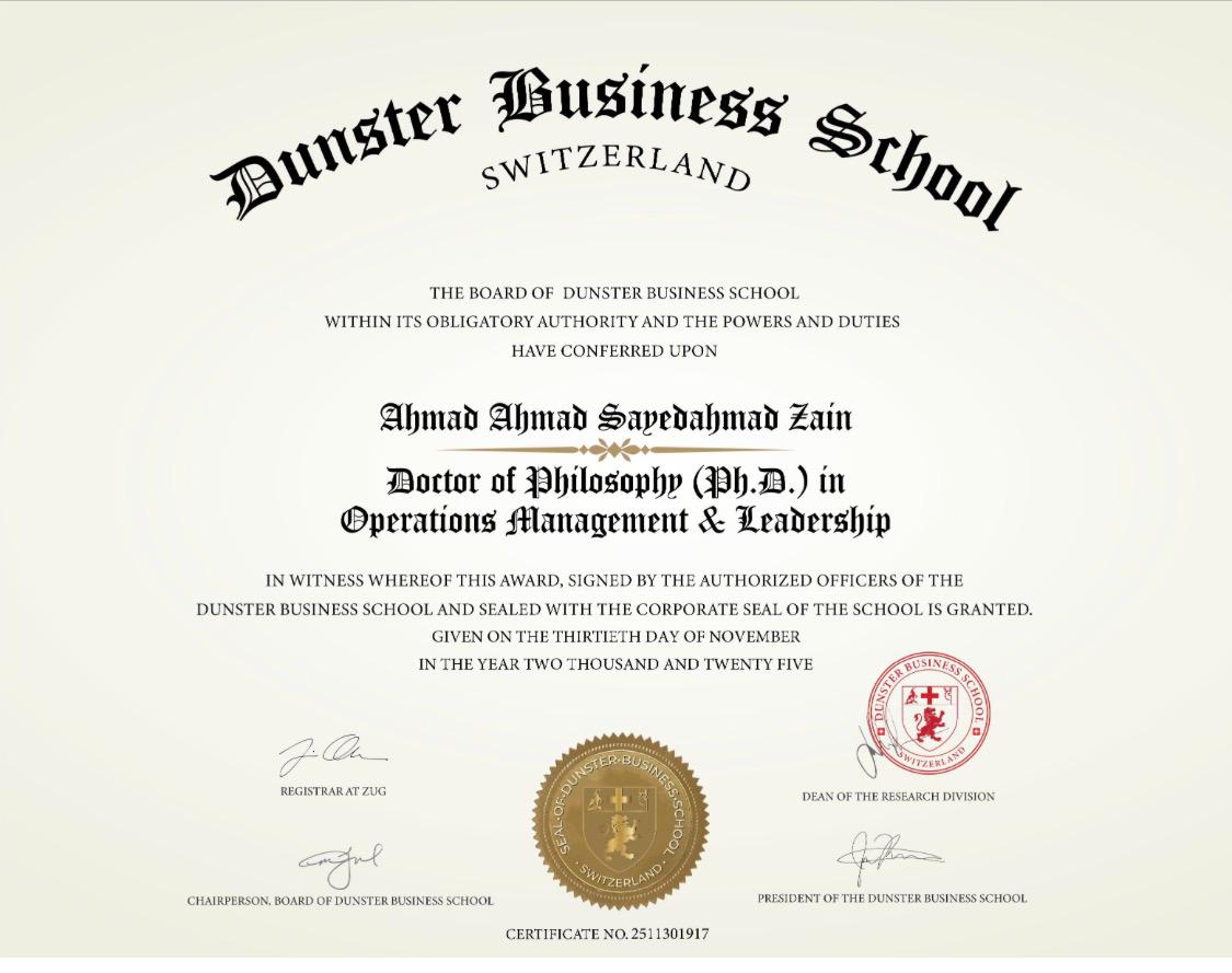 Professional Certification 1